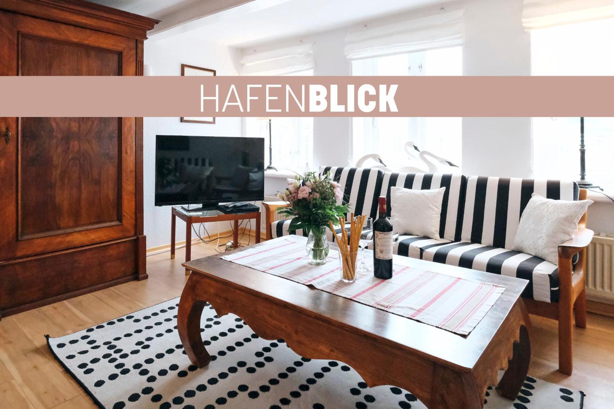 Hafenblick Ferienwohnung In Der Altstadt Mit Parkplatz Фленсбург Екстер'єр фото